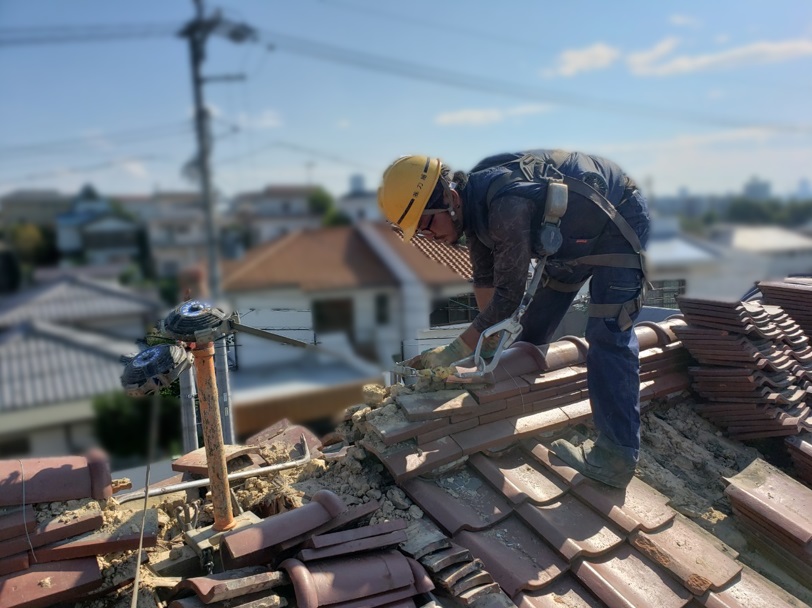 解体作業中写真:O様邸(木造2階建て)|名古屋市千種区