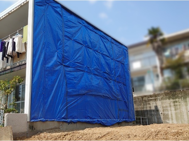 解体完了後写真:W様邸(鉄骨造2階建て)|名古屋市天白区