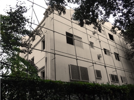 解体前写真：コーポH様（RC造4階建て ＋ 平屋）｜名古屋市東区