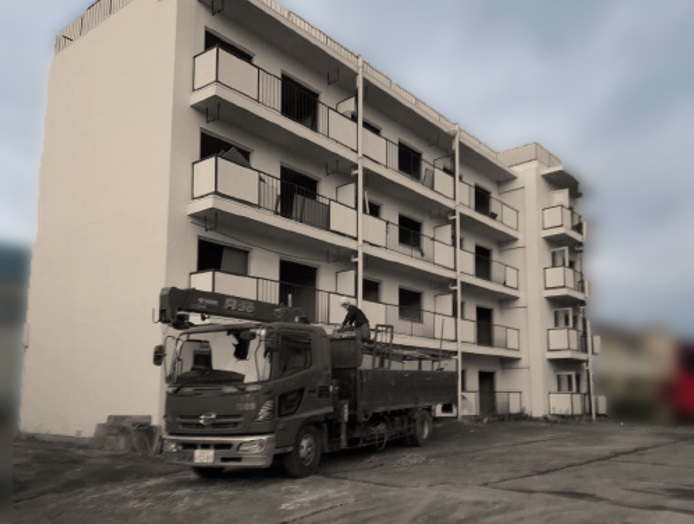 解体前写真：N様集合住宅（鉄筋コンクリート造4階建て）｜名古屋市中川区