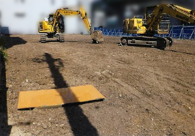 解体完了後写真：名古屋市昭和区　M様邸店舗（鉄骨造）｜名古屋市昭和区