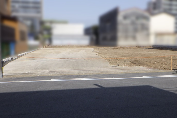 解体完了後写真：名古屋市東区　H様邸社屋（鉄骨造及びRC造）｜名古屋市東区