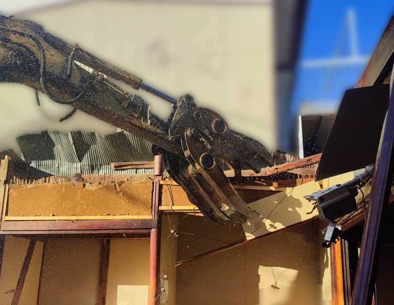 解体作業中写真:名古屋市北区 H様邸(木造)|名古屋市北区